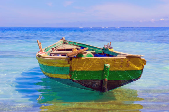 fishing boat near Labadee