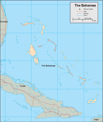 map of the Bahamas