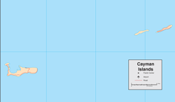 cayman islands map