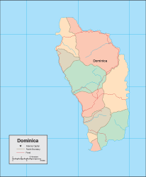 dominica map