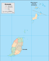 grenada map