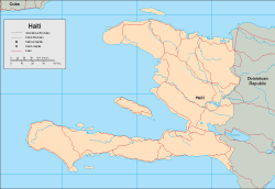 haiti map