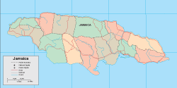 jamaica map