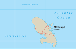 martinique map