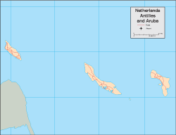 bonaire, netherlands antilles map