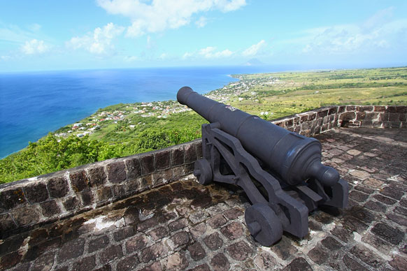 cannon at Brimstone Hill Fortress